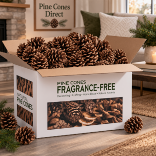 Bulk pinecones fragrance-free 140 cones