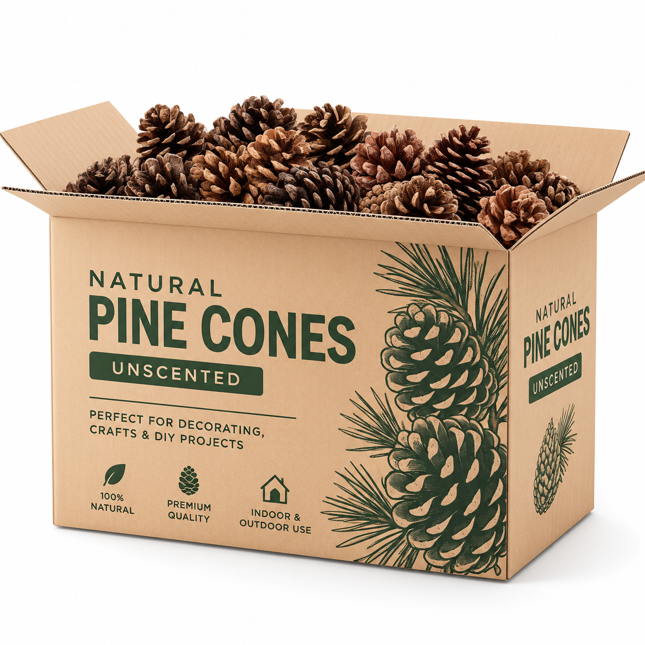Bulk pinecones for sale - Large box 140 cones
